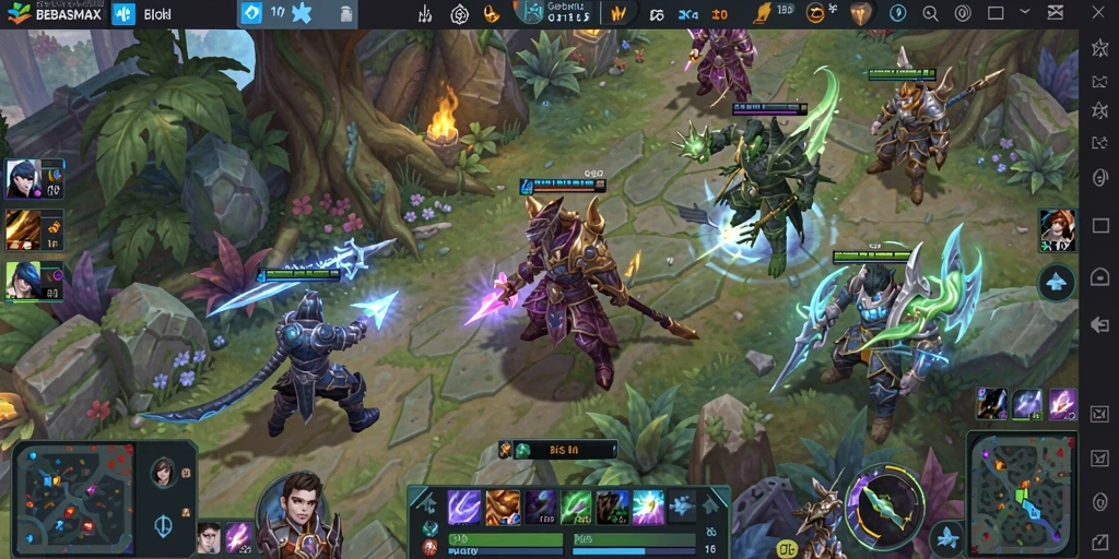 Tampilan gameplay seru dalam BEBASMAX yang mendebarkan.