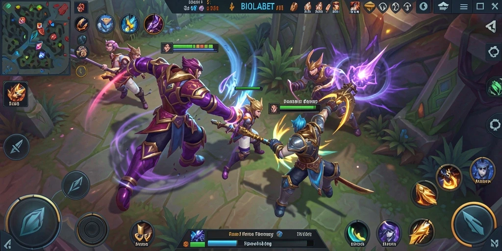 Tampilan gameplay seru di BIOLABET dengan strategi tim yang mendebarkan.