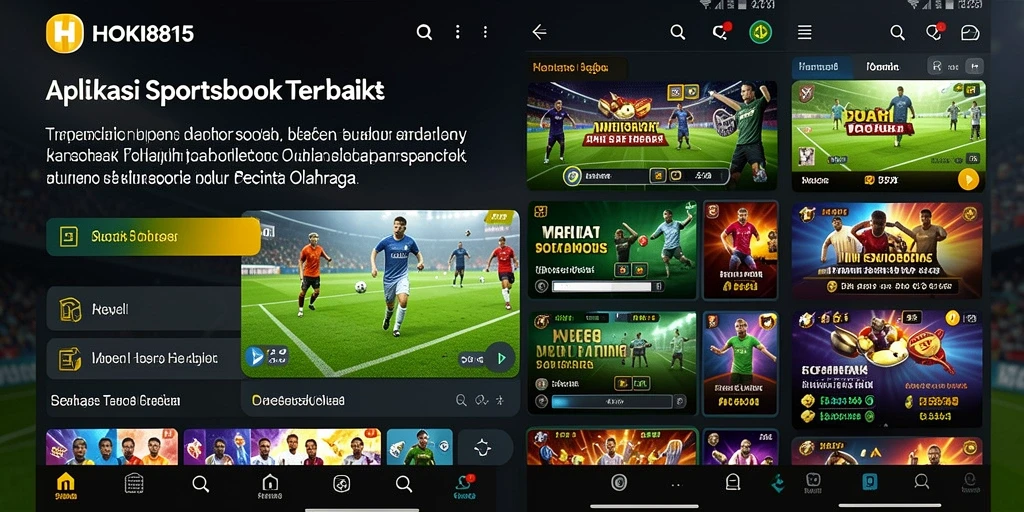 Tampilan screenshot HOKI8815 yang menampilkan fitur taruhan olahraga.