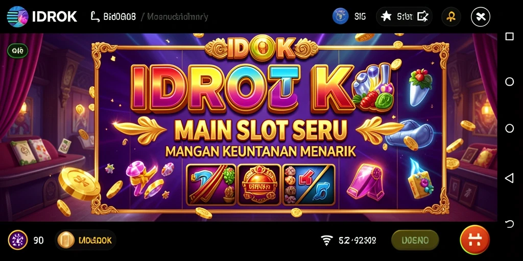Tampilan menarik dari gameplay IDROK yang penuh warna dan dinamis.