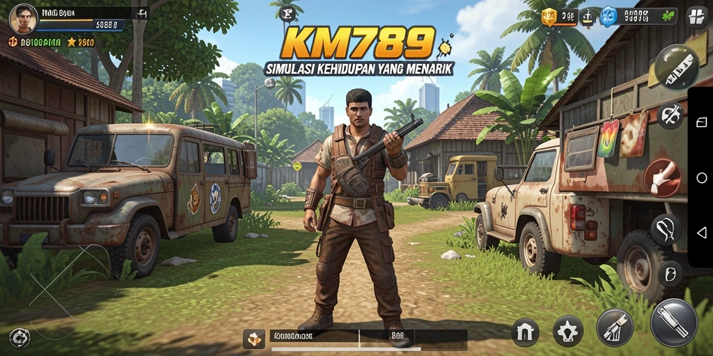 Gameplay KM789 yang menarik dengan berbagai aktivitas simulasi kehidupan.