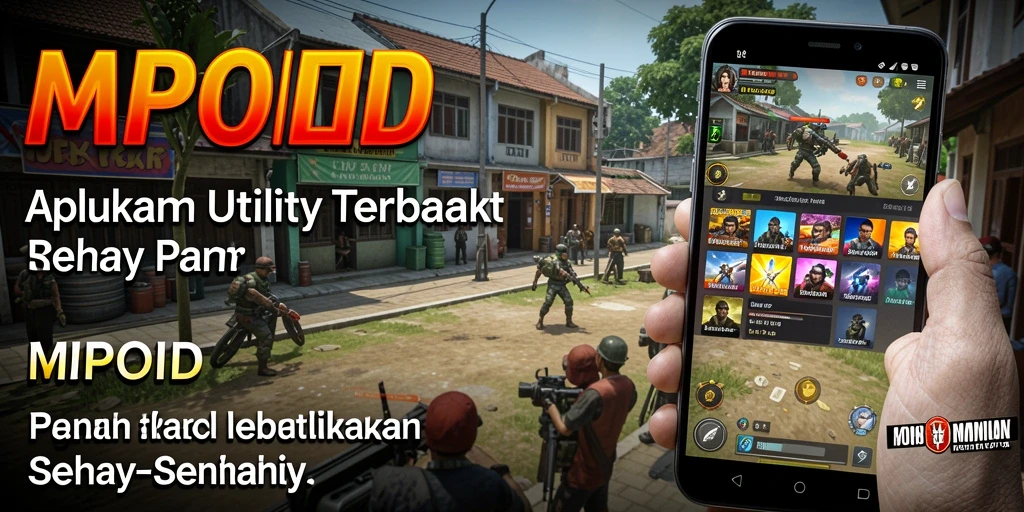 Tampilan utama MPOID yang menampilkan berbagai fitur utilitas.