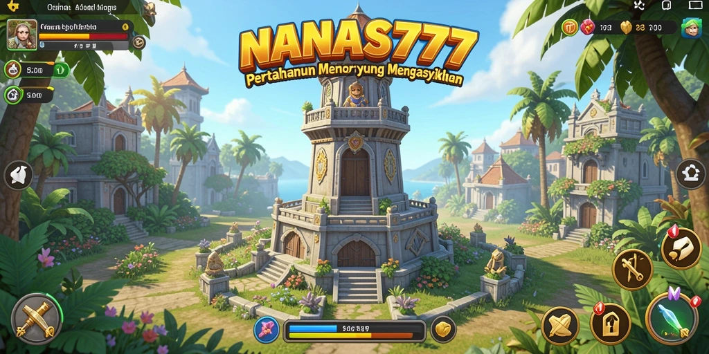Tampilan gameplay Tower Defense yang menarik dan mengasyikkan.