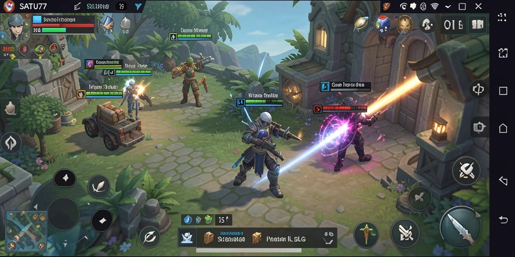 Menampilkan gameplay mendebarkan dalam SATU77 dengan strategi SLG.
