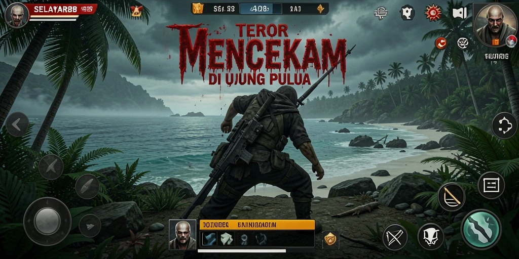 Screenshot menunjukkan suasana mencekam di pulau SELAYAR88.