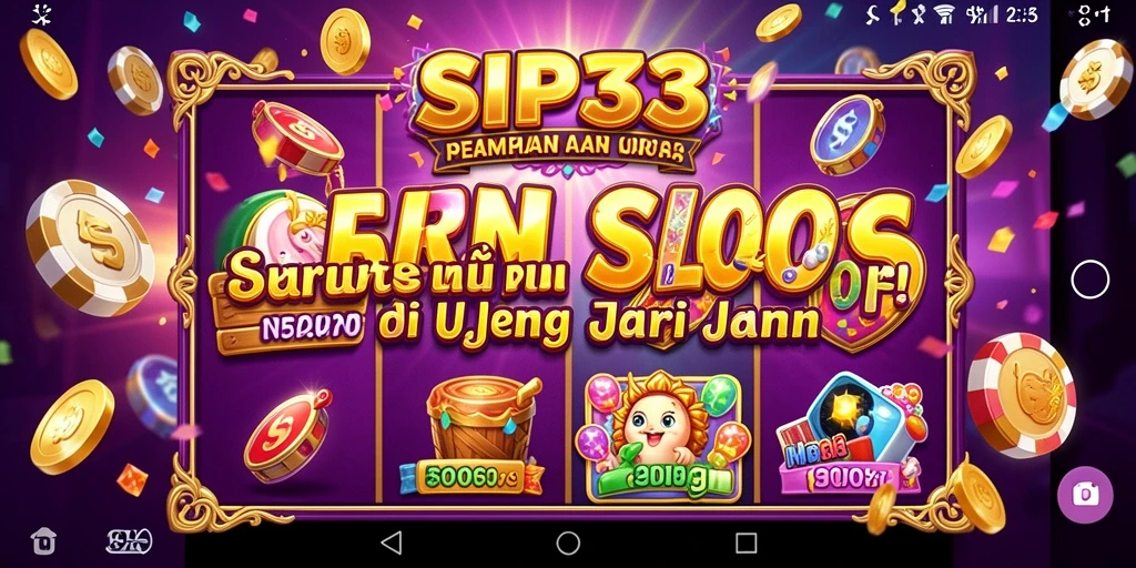 Tangkapan layar gameplay SIP33 yang menampilkan suasana slot yang menarik.