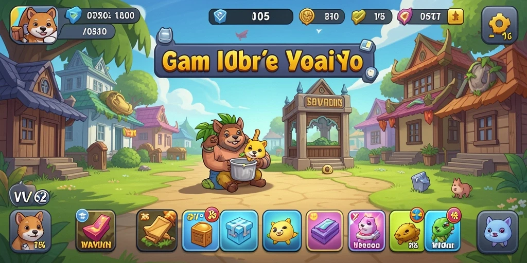 Screenshot VV62 menunjukkan gameplay Idle yang menarik dan menenangkan.