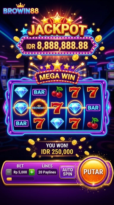 Tampilan antarmuka browin88 yang sederhana dan intuitif.
